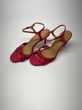 Reformation Womens Mylo Braided Knot High Heel Sandal Sz 7.5